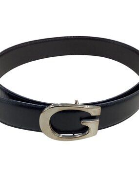 Gucci | Accessories | Gucci Black And Gold Leather Belt With  display picture 1